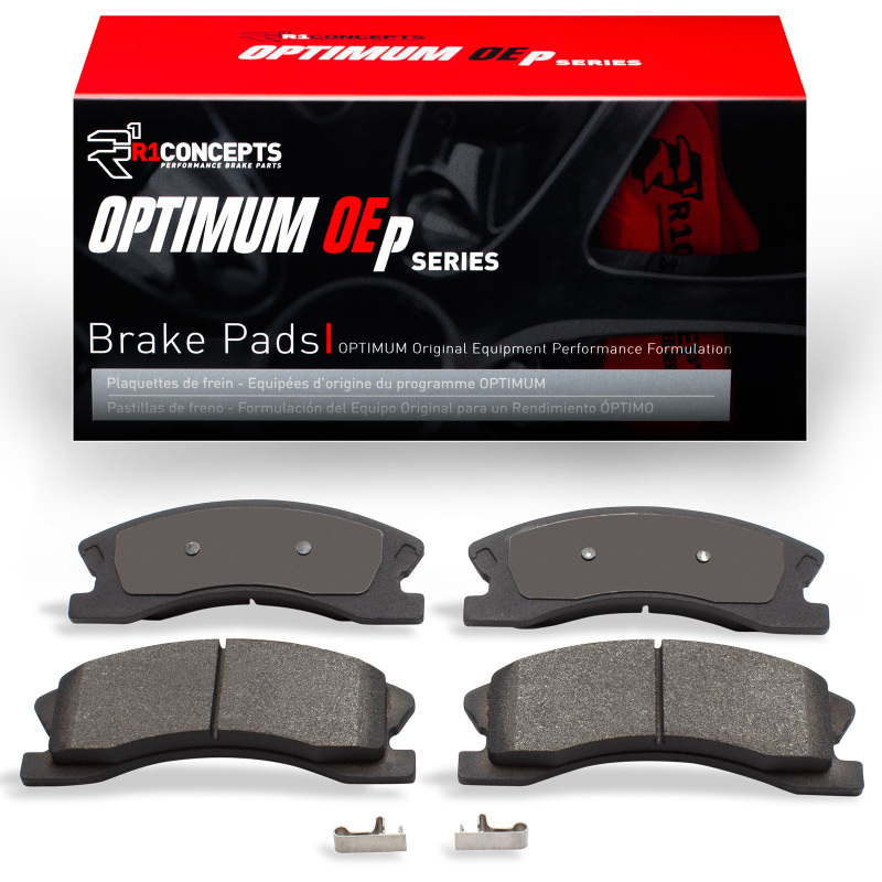 Jeep Grand Cherokee Brake Pads - Front - R1 Concepts - Optimum OE - `99-`04